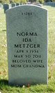  Norma Ida <I>Koehn</I> Metzger