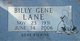  Billy Gene Lane