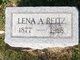  Lena A. <I>Lehmann</I> Reitz