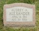 Profile photo:  Audrey <I>Johnston</I> Alexander