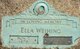  Ella Weihing