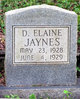  D. Elaine Jaynes