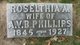  Roselthia A. <I>Brown</I> Phillips