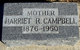  Harriet R. “Hattie” <I>Carder</I> Campbell
