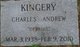  Charles Andrew Debrois Kingery