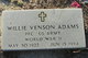  Willie Venson Adams