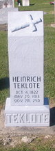  Heinrich Teklote