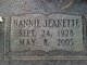  Nannie Jeanette “Jean” <I>Hall</I> Morris