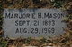  Marjorie Ann <I>Holmes</I> Mason
