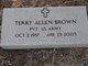  Terry Allen Brown