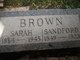  Sarah Jane <I>Yerian</I> Brown