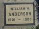  William H Anderson