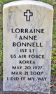 1ST LT Lorraine Anne Bonnell