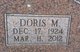  Doris M. <I>Dye</I> Bierig