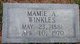  Mary Louise “Mamie” <I>Andrews</I> Winkles