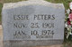  Essie <I>Green</I> Peters