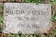  Melissia Jane <I>Burkhead</I> Cundiff