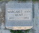  Margaret Ann “Maggie” <I>Shick</I> Hunt