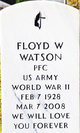  Floyd Wendell Watson