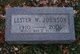  Lester W. Johnson