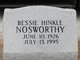  Bessie <I>Hinkle</I> Nosworthy