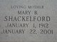  Mary B. Shakelford