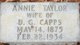  Annie Elouise <I>Taylor</I> Capps