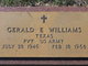 PVT Gerald Edward Williams