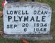  Lowell Dean Plymale