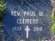 Rev Paul Webster Clement Photo