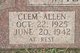  Clem Allen Walston