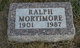  Ralph Mortimore
