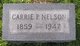  Caroline Prudence “Carrie” <I>Anderson</I> Nelson