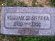  William D Snyder
