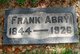 Profile photo:  Frank Abry