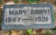 Profile photo:  Mary Abry