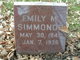  Emily M. <I>Cuppy</I> Simmonds
