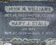  Mary Jane <I>Stall</I> Williams