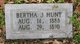  Bertha Hunt