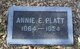  Annie E Platt