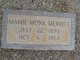  Mamie <I>Monk</I> Merritt