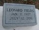 Leonard Fields Photo