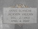 Annie Blanche Jackson Vaughn Photo