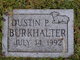 Dustin P Burkhalter