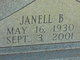  Janell B <I>Williams</I> White