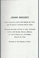  John Moudy