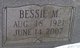  Bessie Marie <I>Lackey</I> McCarty