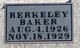  Berkeley Baker