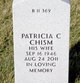 Patricia Carol Grissom Chism Photo