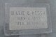  William Ernest “Willie” Heggy